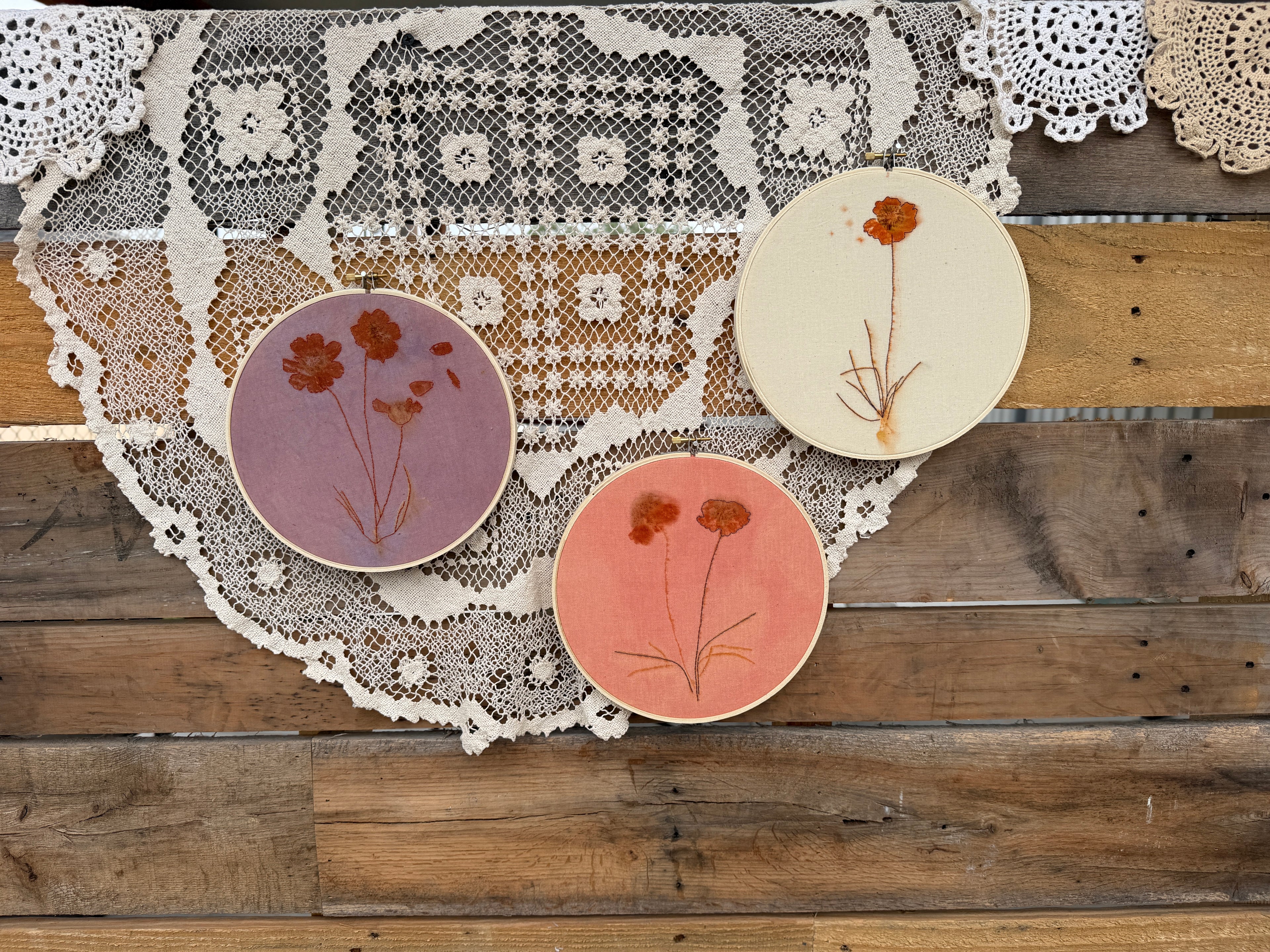 Naturally Dyed & Flower Printed Bundle