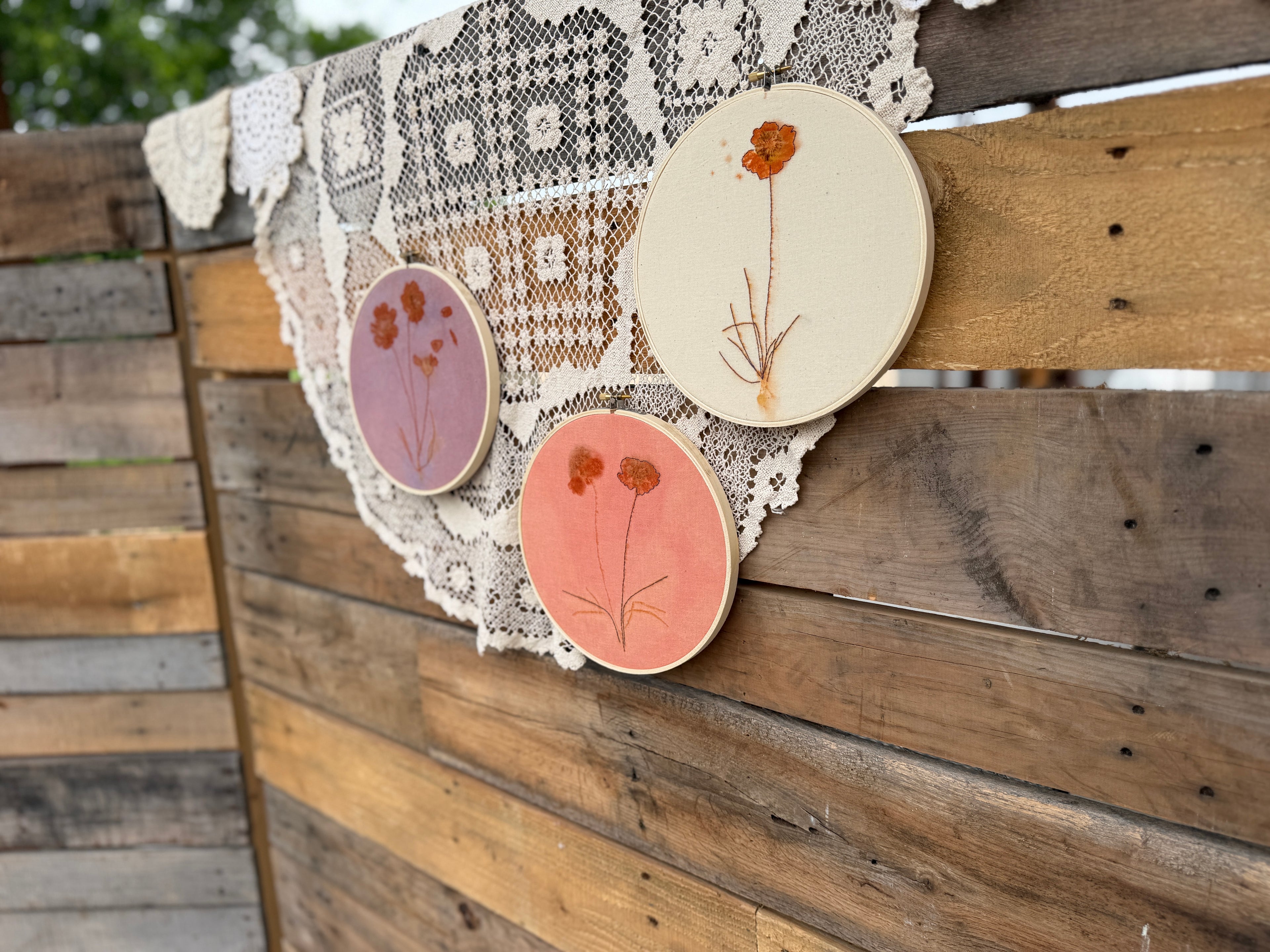 Naturally Dyed & Flower Printed Bundle