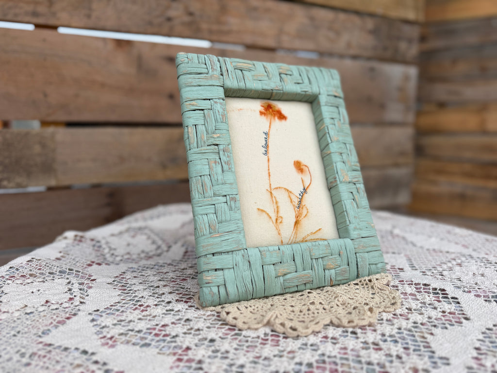 Framed Flower Print