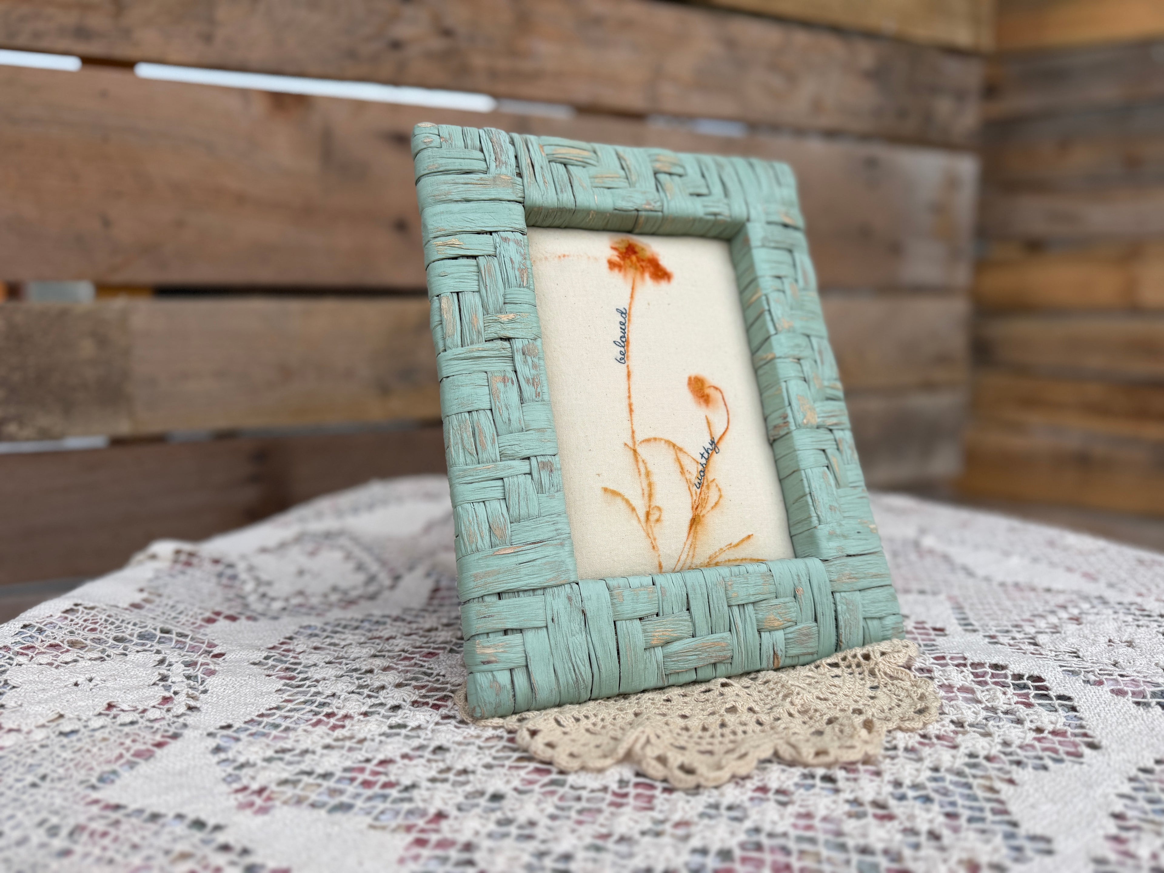 Framed Flower Print