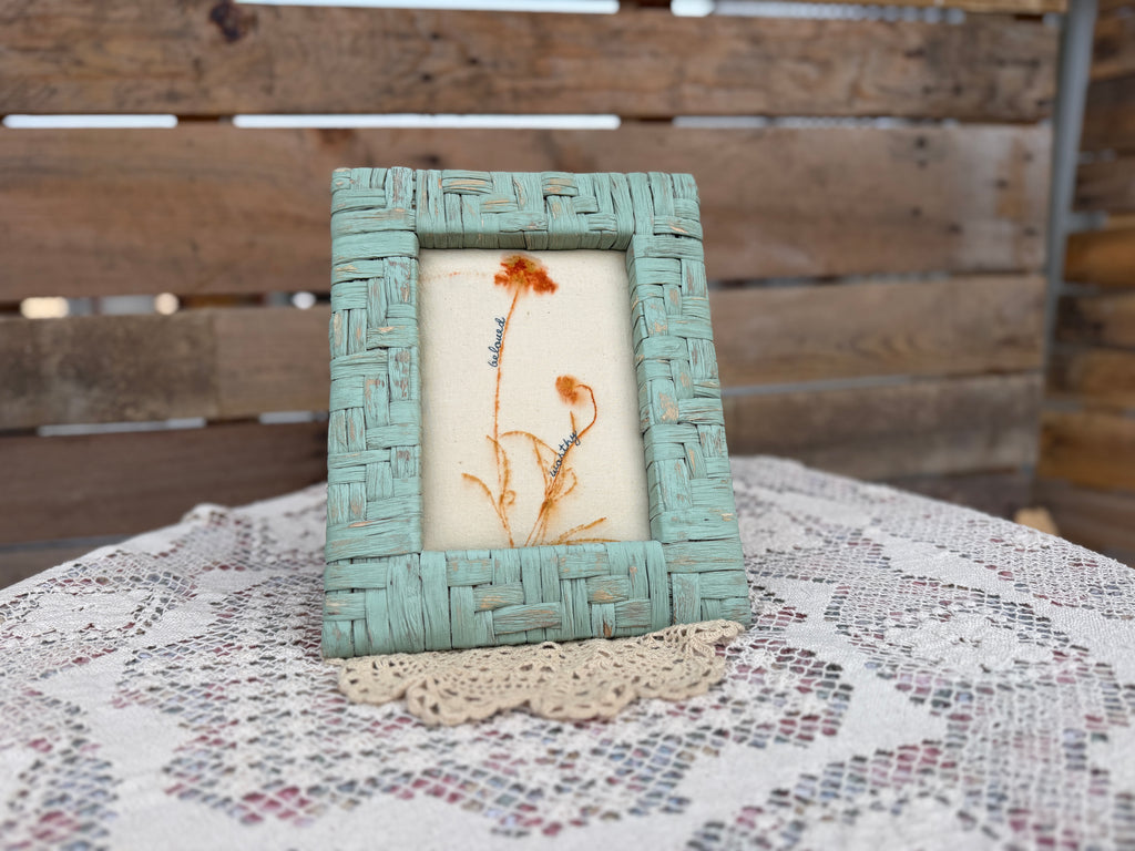 Framed Flower Print